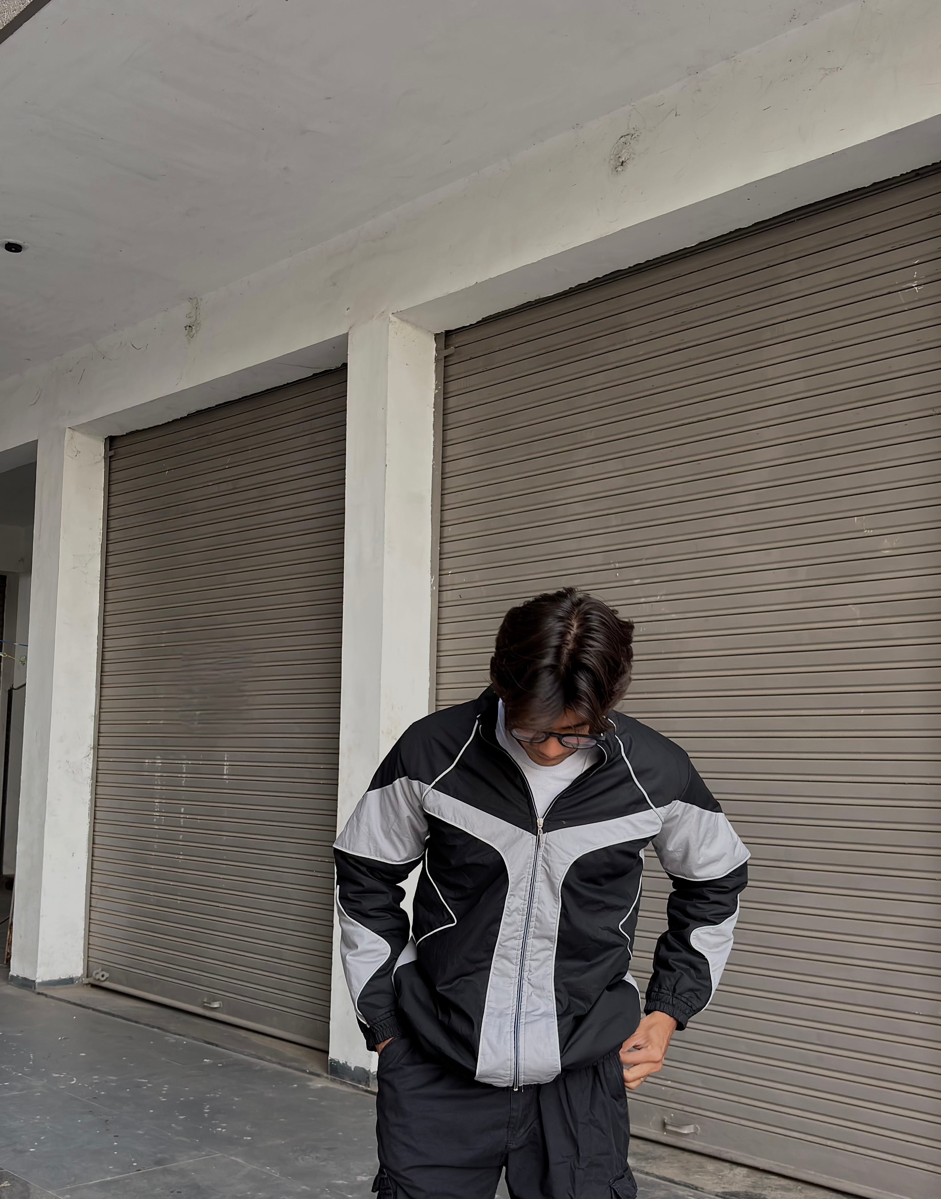 Banstore Reflective Summer Parachute Jacket – Lightweight Flash-Reactive Streetwear