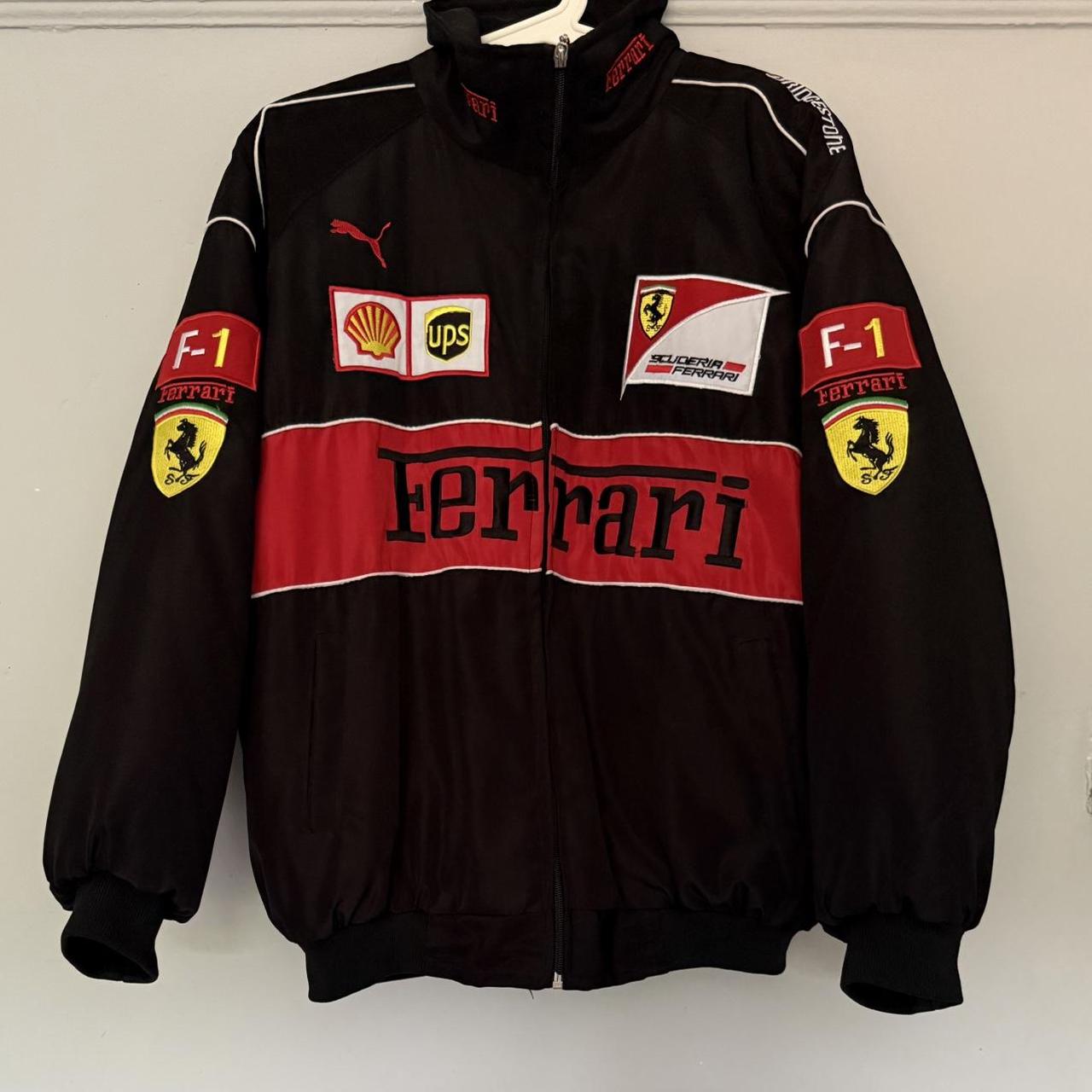buy black Ferrari jacket online