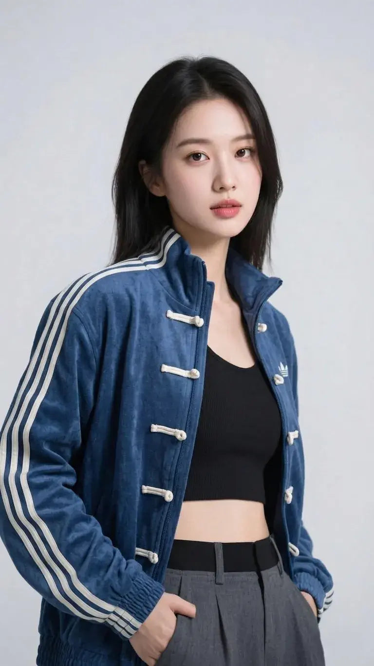Bule CNY Jacket | Oversized Lunar New Year Bomber Jacket | Banstore