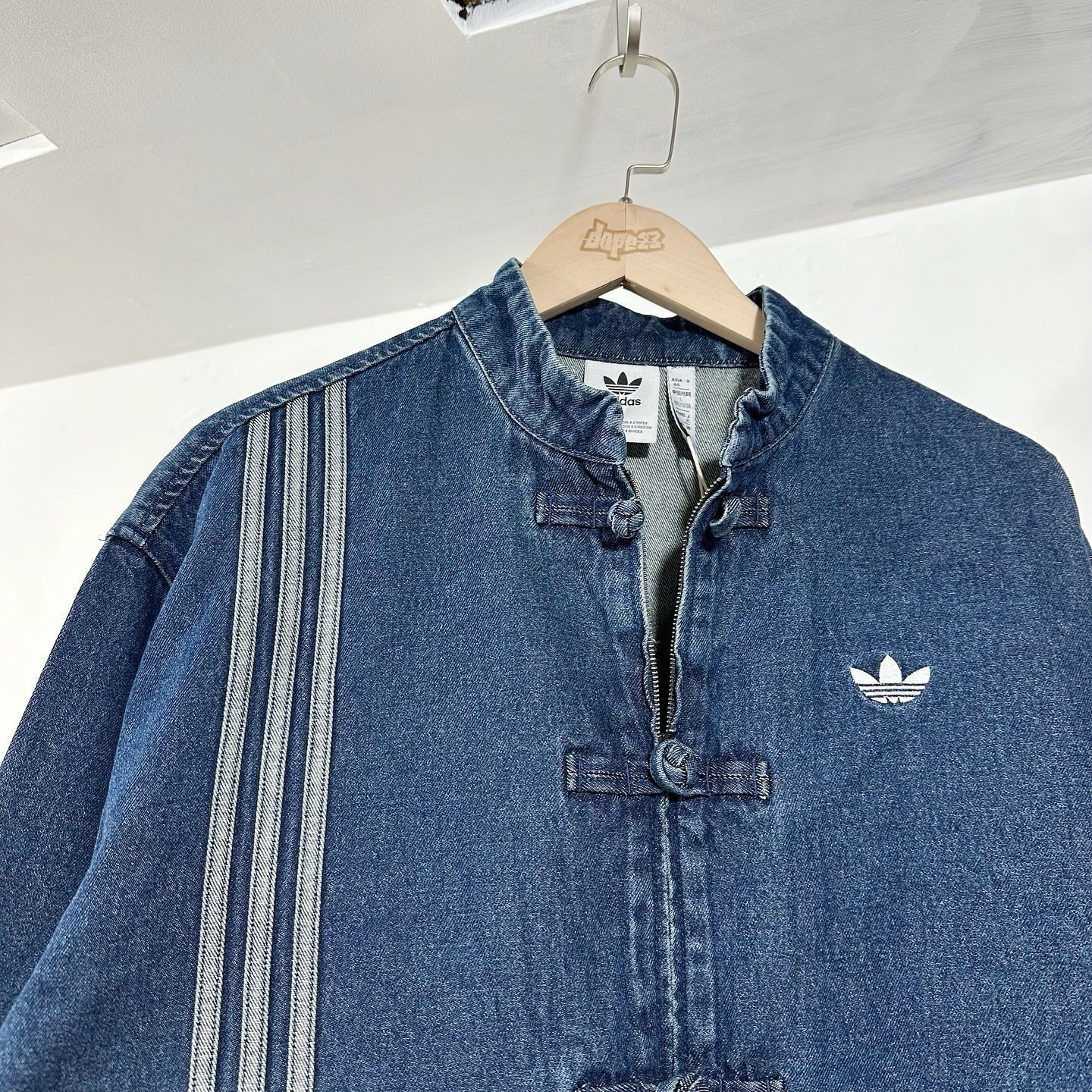 Banstore Premium Oversized Denim CNY Jacket | Distressed Lunar New Year Streetwear