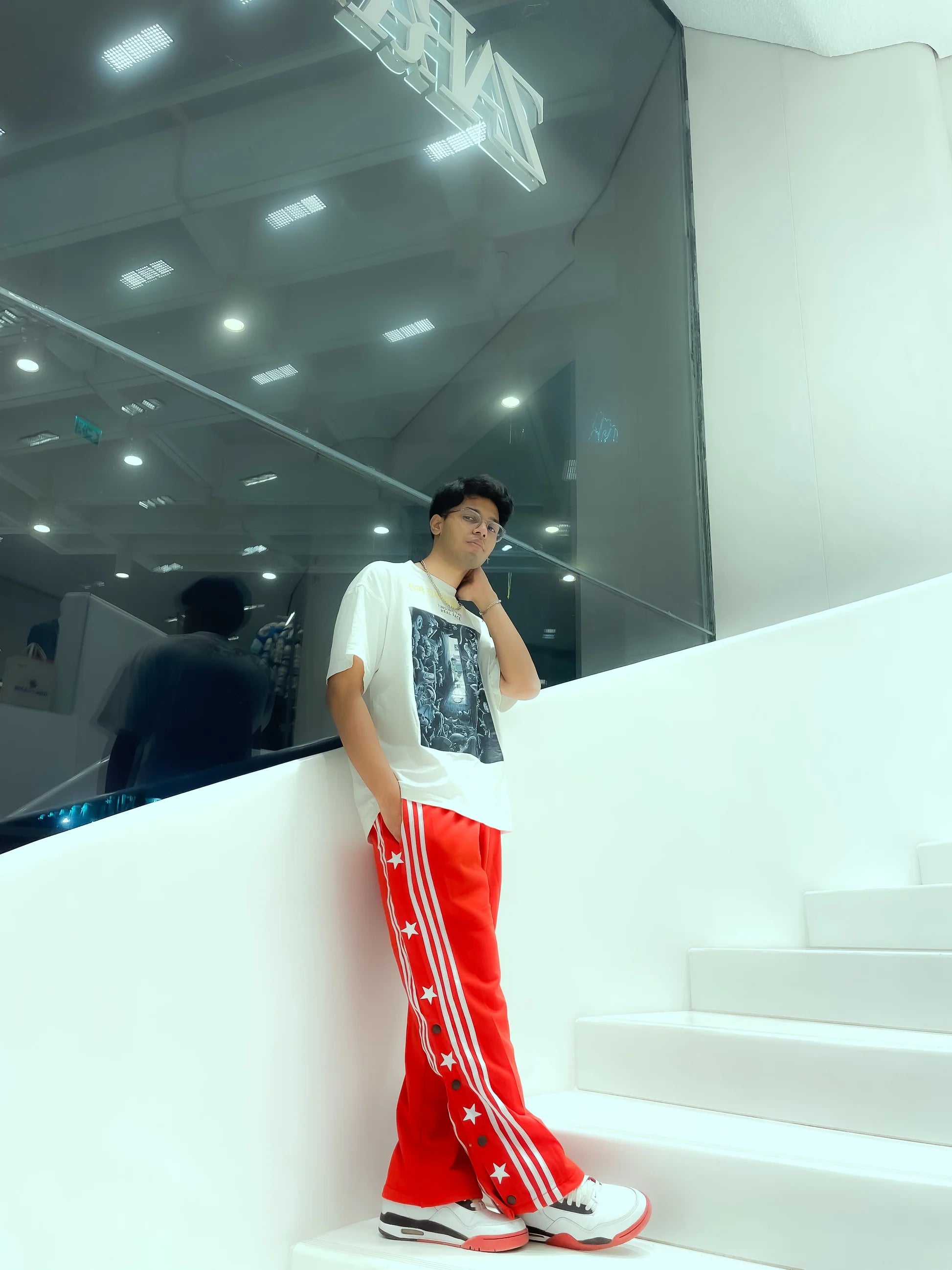 Banstore Retro Snap Button Track Pants – Bold Athletic Edge Streetwear India
