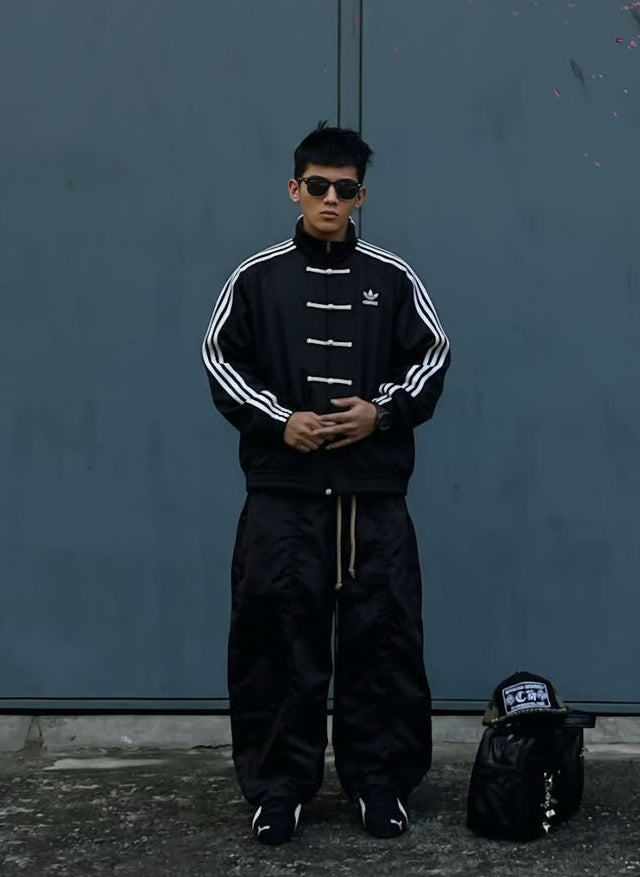 Black CNY Jacket Front View - Banstore India