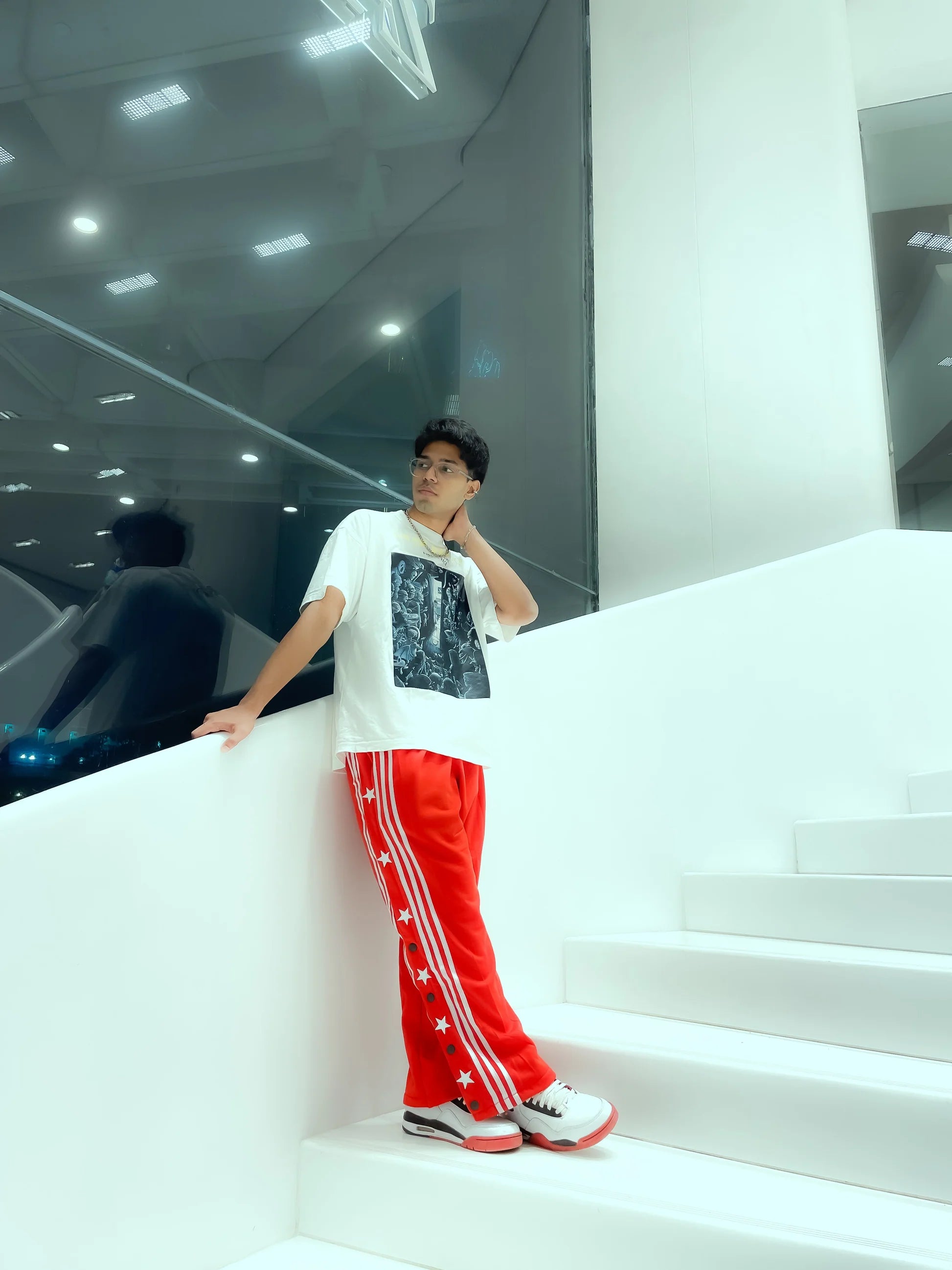 Banstore Retro Snap Button Track Pants – Bold Athletic Edge Streetwear India